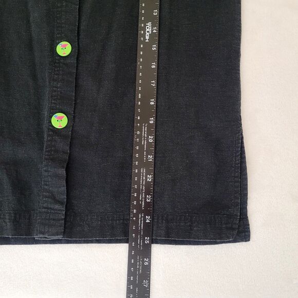 Vtg Natalie & Me Weekend Cocktail Martini Novelty Button Down Shirt Size Small - Picture 8 of 8